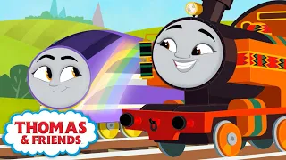 Thomas & Friends™ All Engines Go - Best Moments | Chasing Rainbows + more Kids Animated Cartoons