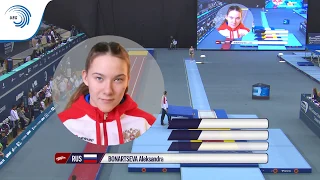 Aleksandra BONARTSEVA (RUS) - 2018 Double Mini Trampoline European junior silver medallist