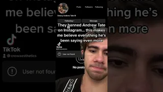 They Banned Andrew Tate’s Instagram
