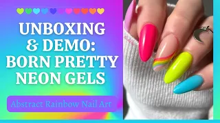 Unboxing & Demo // Born Pretty Neon Gel Polish // Affordable Gel Polish Nails at Home