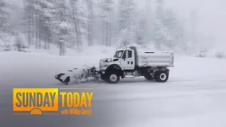 Massive Storm System Sweeps West With Heavy Snow, High Winds