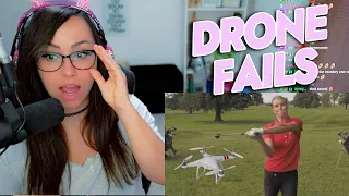 Bunny REACTS to Ultimate DRONE Fail Compilation!!! 😂  | FailArmy