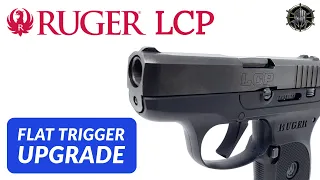 Ruger LCP Flat Trigger Upgrade - Custom Ruger LCP Aftermarket Parts by M*CARBO!  Ruger LCP1 Only.