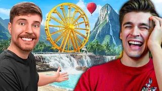 Ludwig Reacts To MrBeast (ft.Ludwig) $1 vs $250,000,000 Private Island!