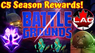 Battlegrounds Celestial Season Rewards Opening! 7-Star Basic Crystal! New OP Rank 2 7-Star! - MCOC