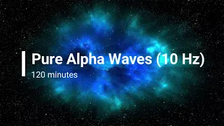 10 Hz Alpha waves for memory and concentration studying Meditation Brain waves 2 hours