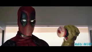 Deadpool craziness tributed by skillet monster song