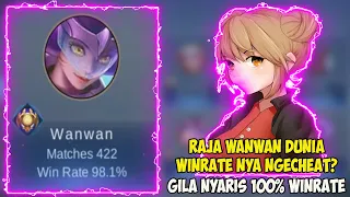 Raja Wanwan Dunia 98% Winrate gila kayak ngecheat | Top 1 Global Wanwan 2022