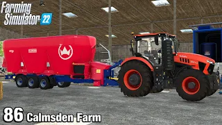 INDUSTRIAL SIZED FEED MIXER - Farming Simulator 22 FS22 Calmsden Farm Ep 86