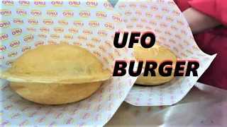 The Amazing UFO Burger?  Street Food Central Hub. MmDelish