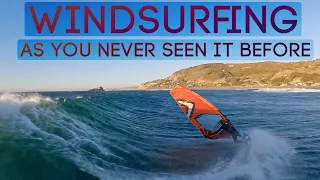 WINDSURFING in WAVES as you have NEVER SEEN IT BEFORE! - FPV drone - #TheMorisioVLOG16