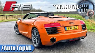 Audi R8 4.2 V8 Spyder *MANUAL* REVIEW on AUTOBAHN by AutoTopNL
