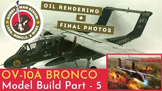 ICM OV-10A Bronco 1/48 - Working with artist oils, final photos