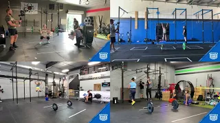 CROSSFIT GAMES 2020 - TOP 4 WOMEN side by side, Event 1 Friendly Fran - Virtual heat