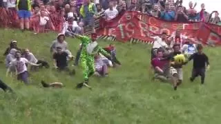 Cheese Rolling at Cooper's Hill, Gloucestershire - 2016