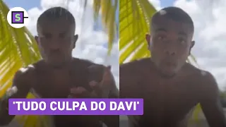 BBB 24: Davi ironiza criticas após ser flagrado com influencer em restaurante