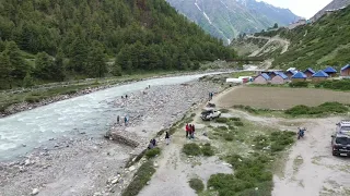 The Last Indian Village -Chitkul. Drone View