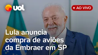 🔴 Lula entrega aeronaves da Embraer à companhia aérea Azul e anuncia a compra de novos aviões