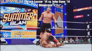 WWE 2K23 - Showcase #11 - Brock Lesnar '14 vs. John Cena '14 - 100% Objectives