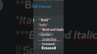 Every Text Style On Discord!