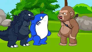 Baby Kong Rescue Baby Godzilla at water park Full Cut - Godzilla Animation