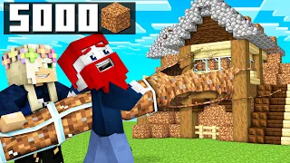 ICH PRANKE MEINE FREUNDE MIT 5000 ERDE! - Minecraft Freunde