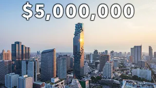 Touring the most Luxurious $5,000,000 Penthouse in Bangkok Thailand