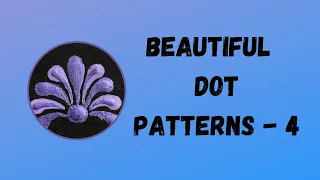 Beautiful dot patterns - 4. #shorts. Dot painting for beginners.