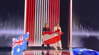 EUROVISION SONG CONTESG 2023 FLAG PARADE - LIVERPOOL & VERKA, TINA KAROL & GO_A