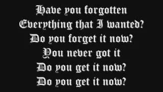Avril Lavigne "Forgotten" Lyrics  {{{SaD soNgS}}}