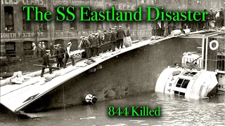 SS EASTLAND ROLLS OVER - 844 LOST. Victims at Bohemian National Cemetery in Chicago, Illinois.