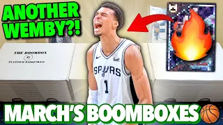 WE GOT WEMBY AGAIN?! 🤯🔥 Opening March's Elite, Platinum, & Mid-End Basketball Boomboxes