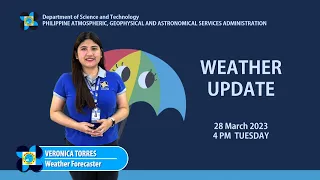 Public Weather Forecast issued at 4:00 PM | March 28, 2023