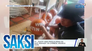 Grupong "Atin Ito", tuloy ang paglalayag sa Panatag Shoal kahit mahigit 30 Chinese... | Saksi