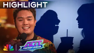 Shadow Ace's HILARIOUS act has the judges howling with LAUGHTER! | Finals | AGT: Fantasy League 2024