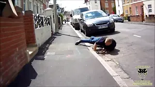 Bicyclist On The Road Gives Angry Englishman Road Rage