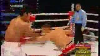 Chris John vs Roinet Caballero Round 1(WBA featherweight)