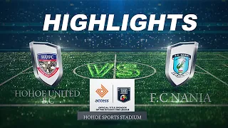 HOHOE UNITED F C vrs  F C NANIA HIGHLIGHTS-2023/24 ACCESS BANK DIVISION ONE LEAGUE