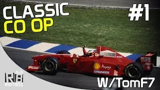 F1 2013 Classic CO OP Career Walkthrough Ferrari F310 - Part 1 - Jerez [PC Gameplay]