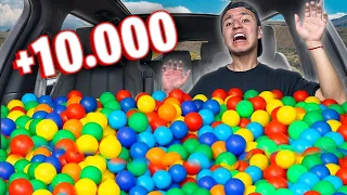 ¡¡LLENAMOS EL AUTO de mi MEJOR AMIGO con MÁS DE 10.000 PELOTAS !!