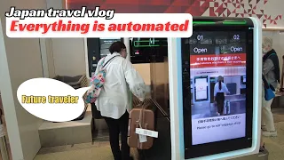 Automated baggage drop off at  airport | Okinawa Japan vlog