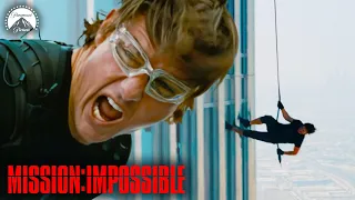 Best Ethan Hunt Aerial Stunts feat. Tom Cruise | Mission: Impossible | Paramount Movies