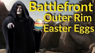 Star Wars Battlefront Easter Eggs, Battlefront Outer Rim DLC Easter Eggs