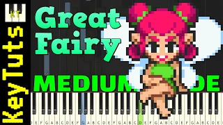 Great Fairy Fountain from Legend of Zelda  - Medium Mode [Piano Tutorial] (Synthesia)