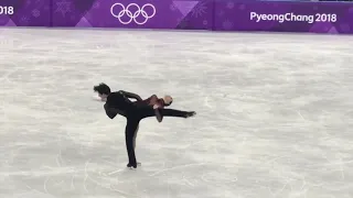 Scott Moir and Tessa Virtue 2018 Pyeongchang Olympic Free Dance new Personal Best 122 40