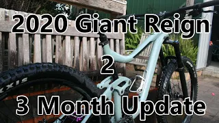 2020 Giant Reign 2 3 Month Review