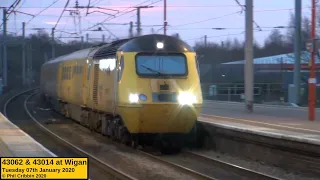 43062 & 43014 at Wigan - 07th January 2020