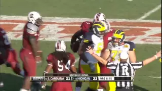 Jim Ross Calls Jadaveon Clowney Hit on Michigan Running Back