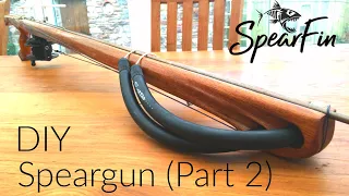 How to Make a Wooden Speargun - (DIY Speargun Part 2)