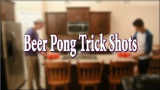 Best Beer Pong Game Ever Played (Trick Shots Only)